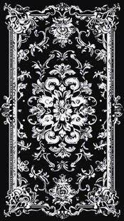 古典黑白地毯设计
