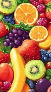 五彩缤纷的水果盛宴