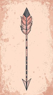 复古风格箭头图案