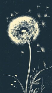 蒲公英的夜幕之舞