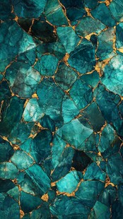 翡翠绿金纹石材