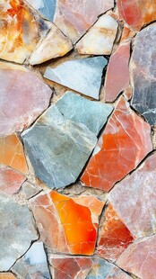 多彩石墙