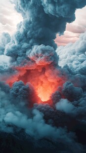 火山爆发