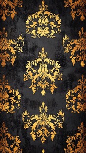 奢华复古金色图案