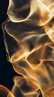 抽象金色网状图案