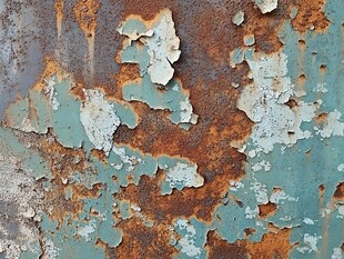 金属腐蚀与剥落油漆