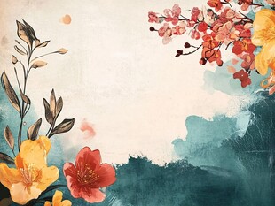 春日里 花朵盛开