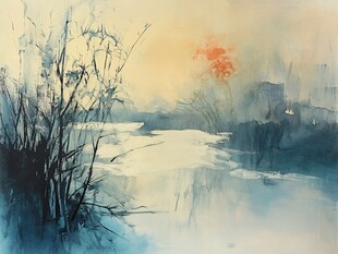 抽象的自然风景