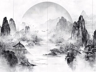 山水画中的中国风景