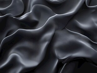 黑色丝绸褶皱