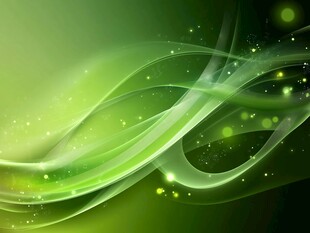绿色抽象波浪