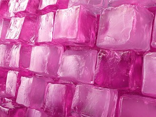 粉红色冰块墙