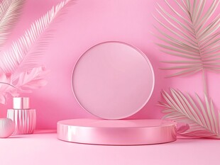 粉色梦境中的自然之美