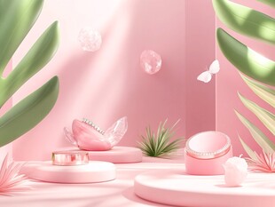 粉色梦境中的美妆宝藏