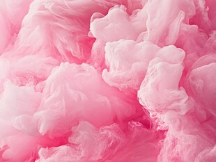 粉红棉花糖云朵