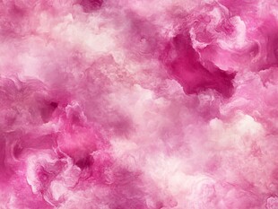 粉色云彩的抽象画