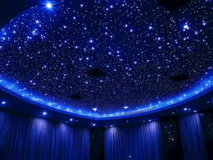 星光熠熠的夜晚