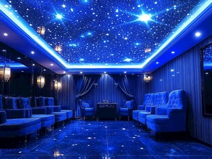蓝光星空主题休息室