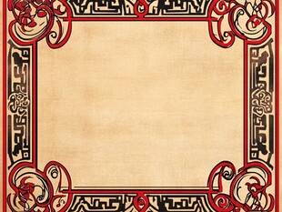 艺术新古典主义风格的复古框架设计