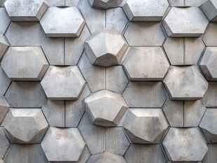 混凝土几何图案