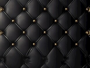 黑色皮革按钮墙