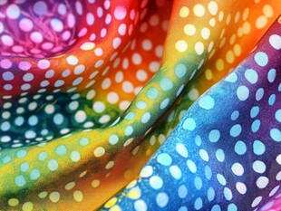 五彩斑斓的圆点图案