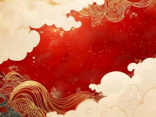 红色云海