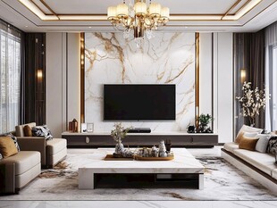 现代奢华客厅设计