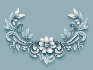 复古风格花卉图案