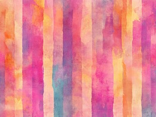 彩色条纹抽象画