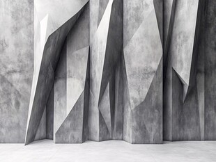 混凝土几何抽象