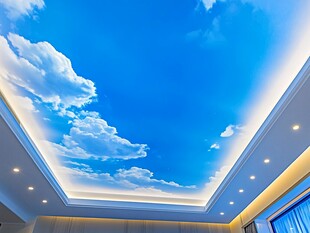 室内天空云彩设计