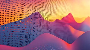 数字艺术抽象风景