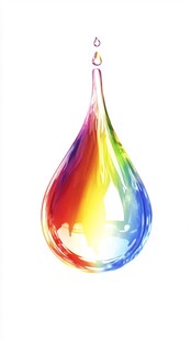 彩虹水滴的奥秘