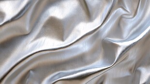 银色褶皱金属质感背景