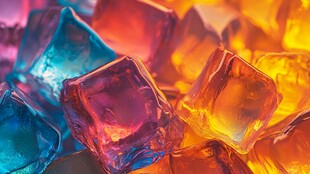 五彩斑斓的冰块之谜