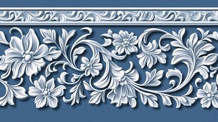 复古浮雕装饰线条