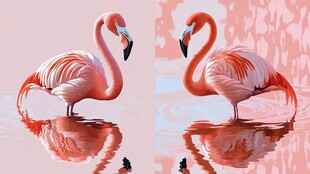 粉红火烈鸟之舞