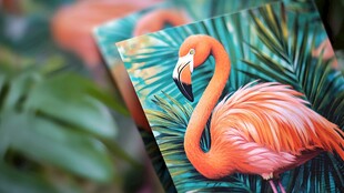 火烈鸟与热带风情