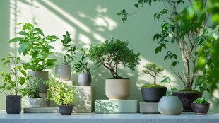 绿意盎然 室内植物的艺术