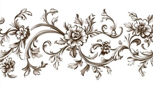 古典花卉图案