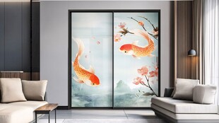 金鱼与桃花的浪漫之旅