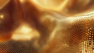 金色粒子抽象图案