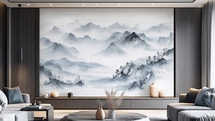 抽象山水画艺术