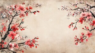 春日里 梅花绽放