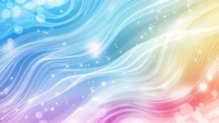 抽象彩虹波纹背景