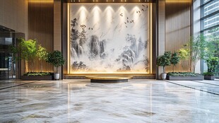 现代风格的大厅设计