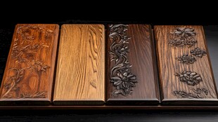 木纹雕刻艺术品