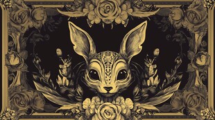 神秘森林中的金色守护者