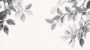 灰色树叶艺术作品